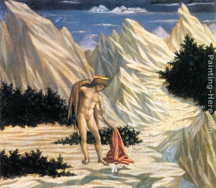Domenico Veneziano St John in the Wilderness (predella 2)